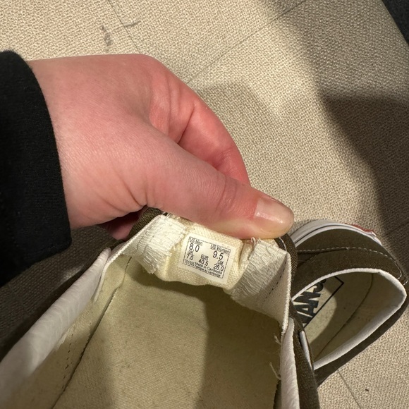 Vans Green Slip-On Shoes - Picture 4 of 4